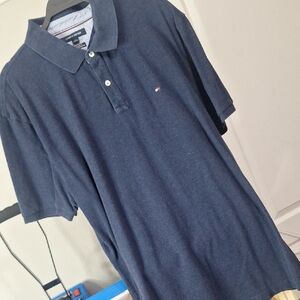 Tommy Hilfiger Men's Dark Blue Polo Shirt